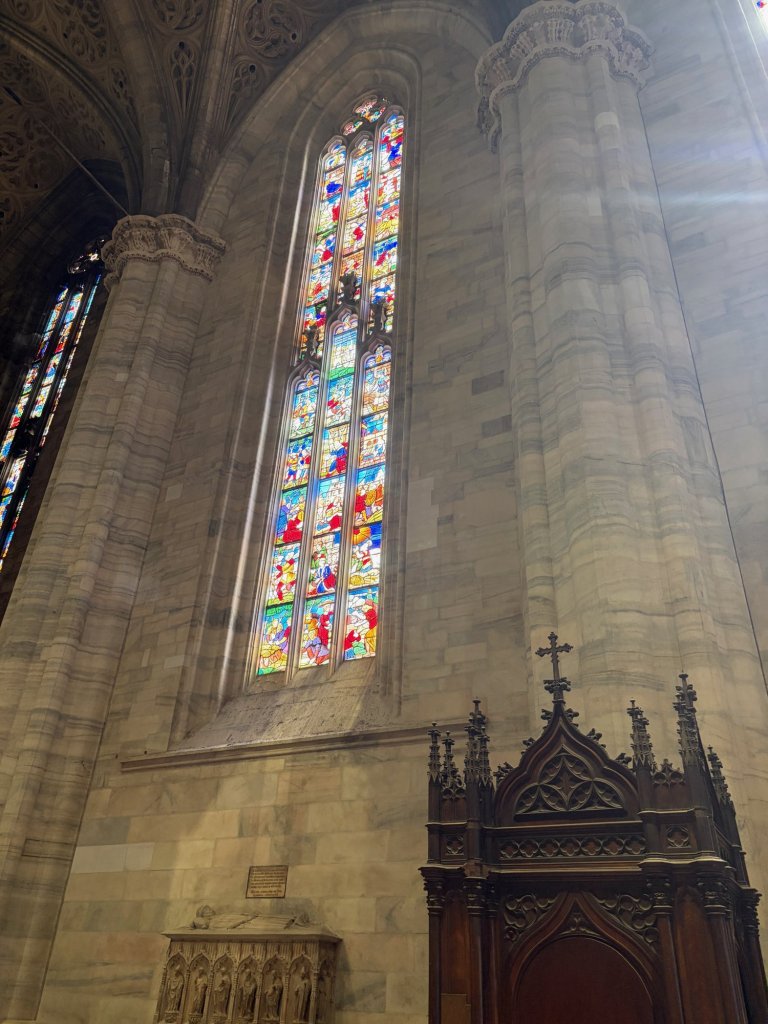 Stained glass window