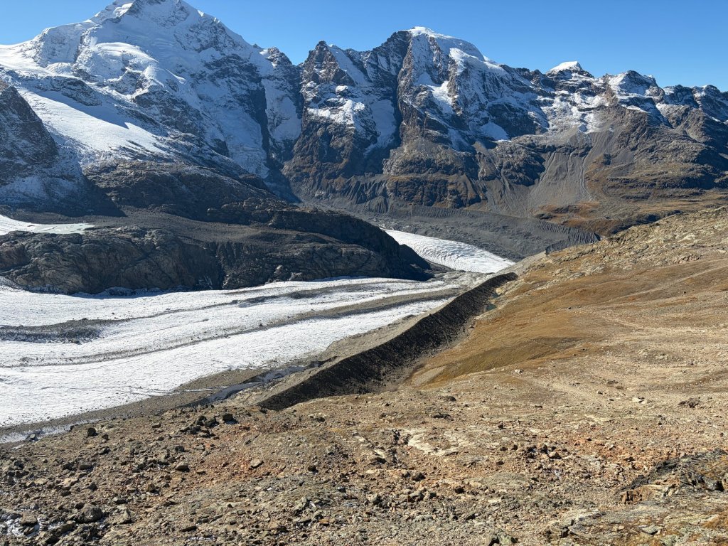 Glacier view from Diavolezza