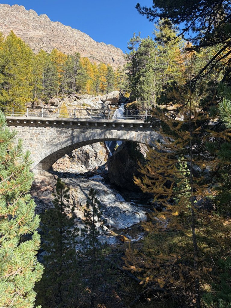 Stone bridge over the river