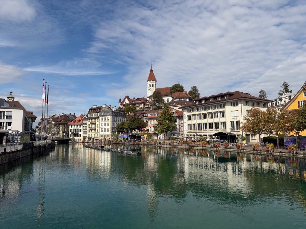 Riverfront in Thun