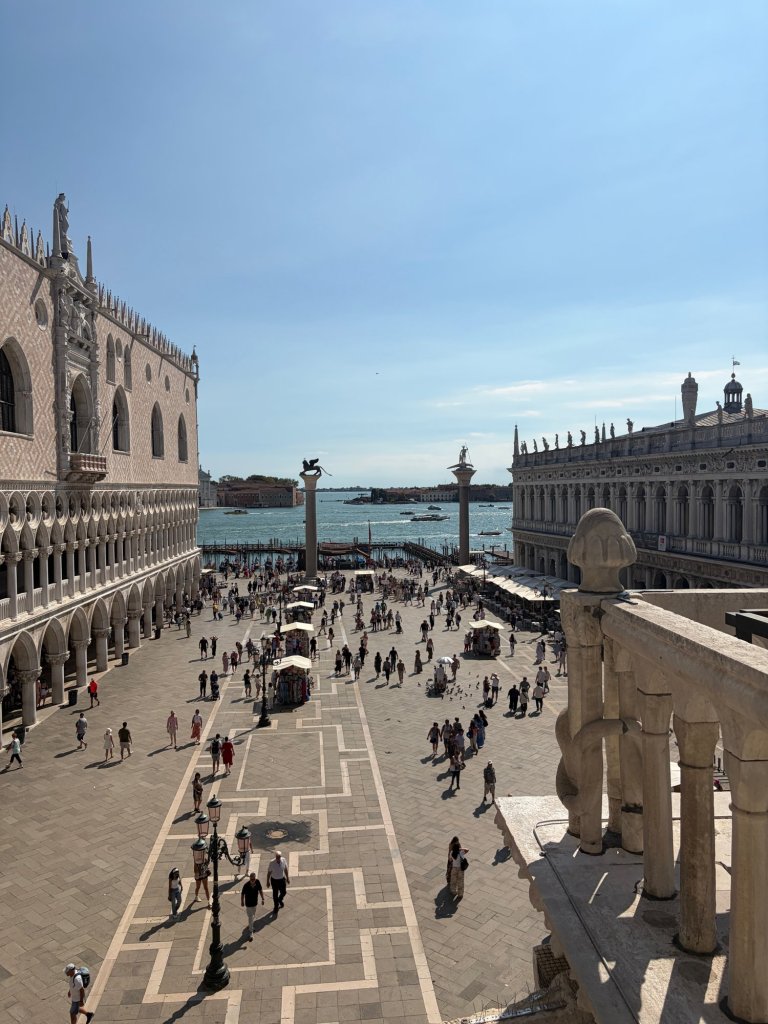 View toward the waterfront near St. Mark’s Square
