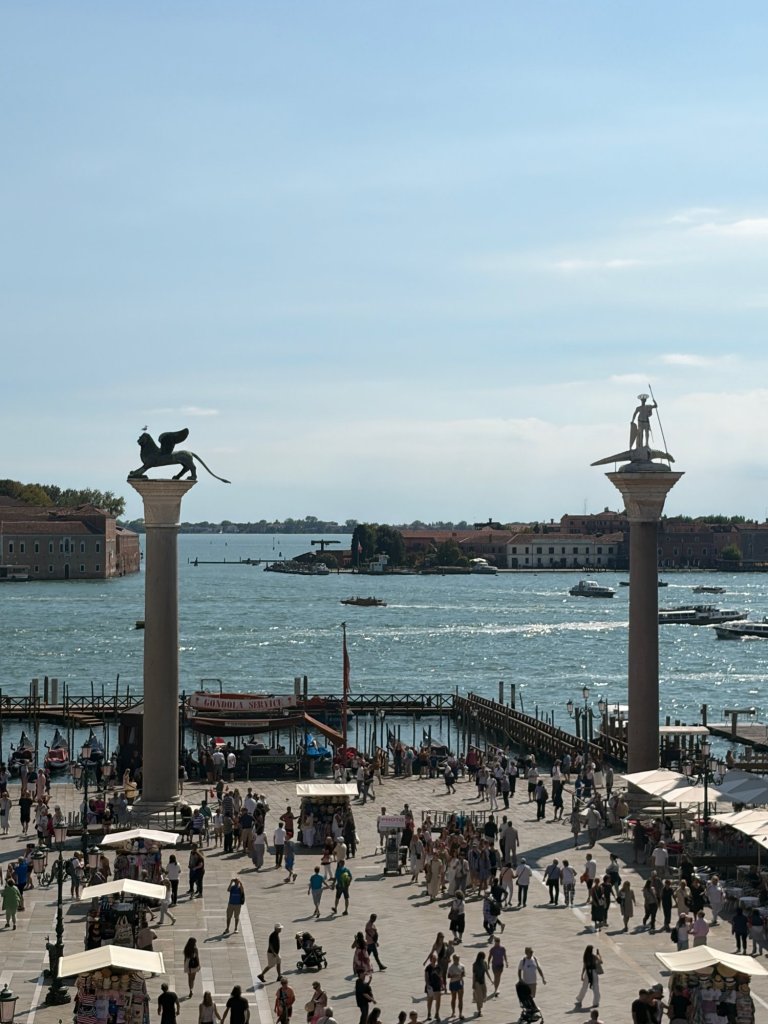 Two columns near St. Mark’s Square
