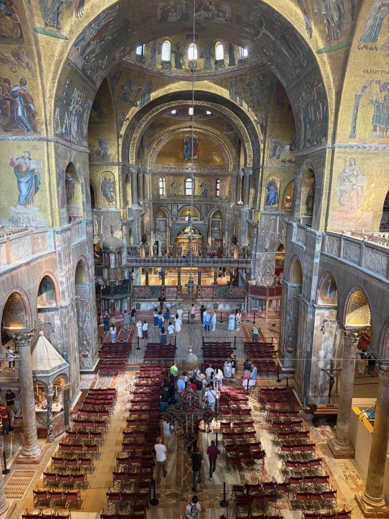Inside St. Mark’s Basilica