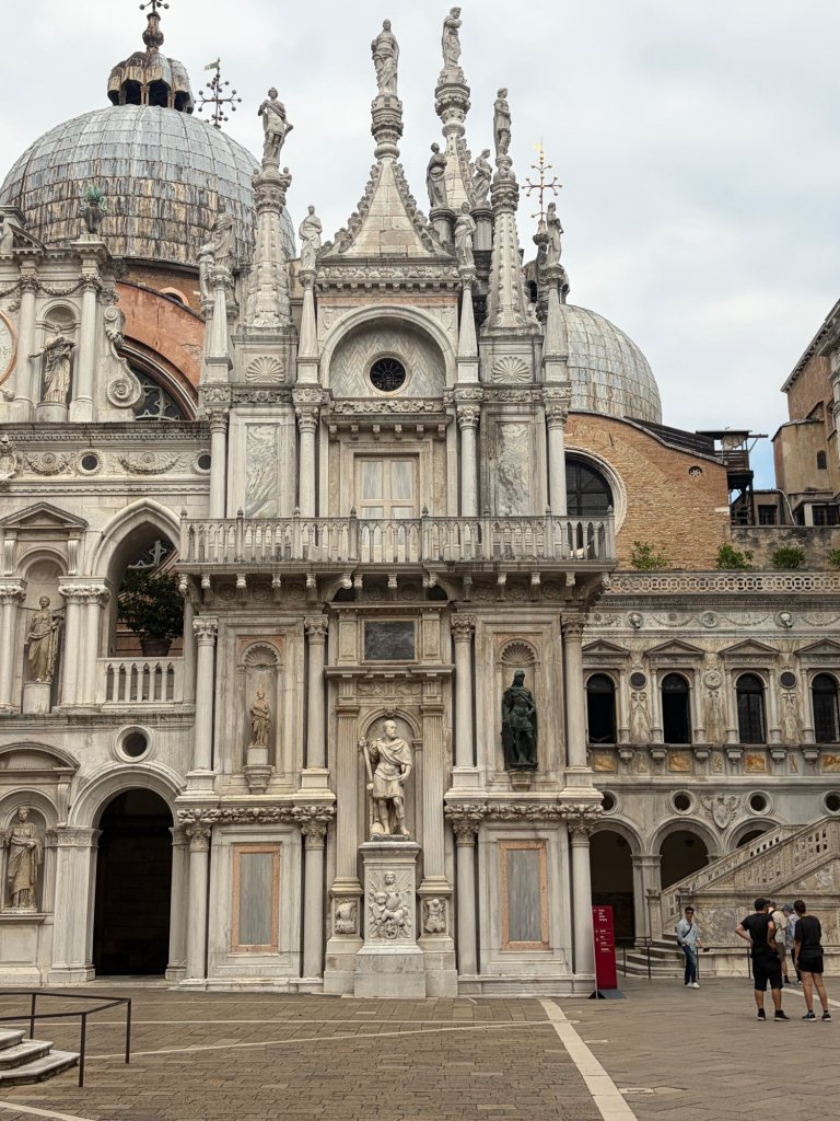 Church facade in Venice