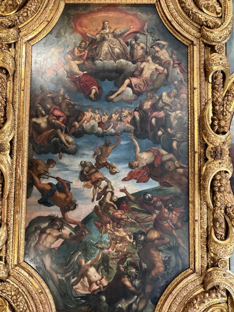 Painted ceiling in Venice